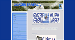 Desktop Screenshot of goazen-erreala.com